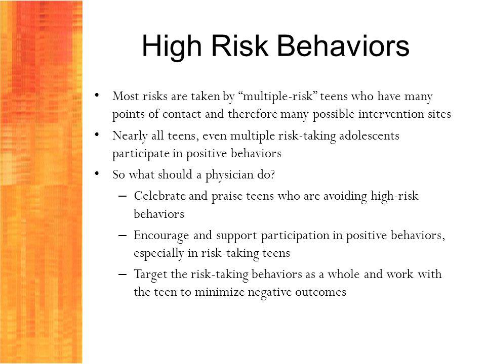 Risky behaviors in teens essay